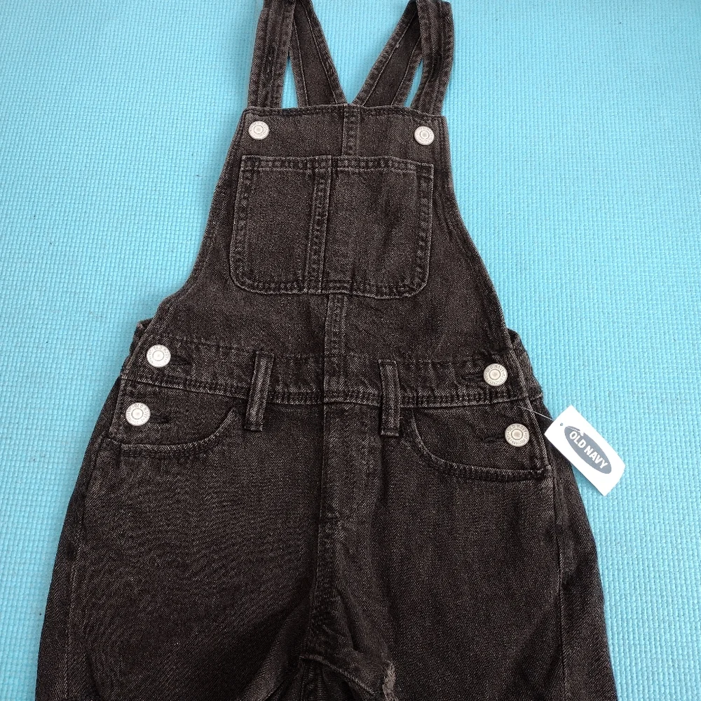 NWT Old Navy Girl's Shortalls Jean Romper Overall S (6-7)